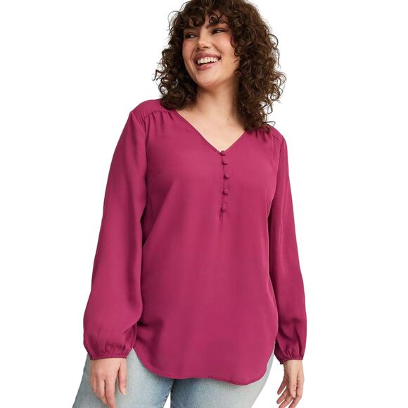 NWT Torrid Harper Pullover Long Sleeve Tunic - Size 3X 22-24 - Picture 1 of 7